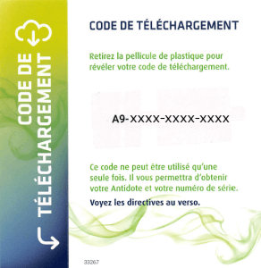 exemple de code telechargeable pour antidote