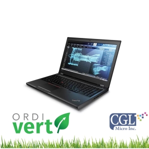 Portatif Lenovo Thinkpad P52 15po i7/32G/512SSD/P1000/W11P OrdiVert revalorisé