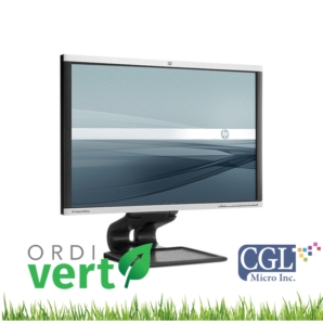 Moniteur HP LA2405WG 24po/FHD/TN/5ms/60Hz/VESA OrdiVert revalorisé