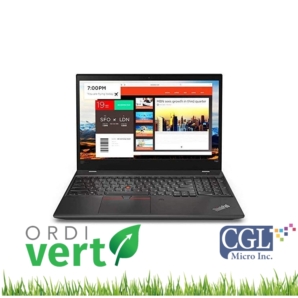 Portatif Lenovo ThinkPad T580 15po i5/8G/512SSD/W10P ou W11P OrdiVert revalorisé