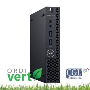 Tour Dell OptiPlex 3060 Micro i5/8G/256SSD/W10P ou W11P OrdiVert revalorisé