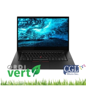 Portatif Lenovo ThinkPad X1 Extreme i7/64G/1ToSSD/GTX1650/W10P ou W11P OrdiVert revalorisé