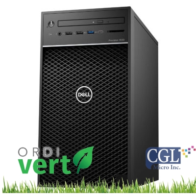 Tour Dell Precision 3630 Tower i5/16G/256SSD/W11P OrdiVert revalorisé