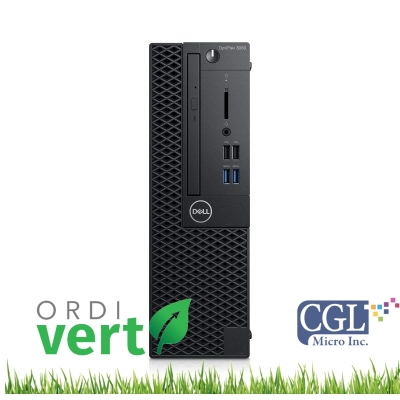 Tour Dell OptiPlex 3060 SFF i5/16G/256SSD/W11P OrdiVert revalorisé