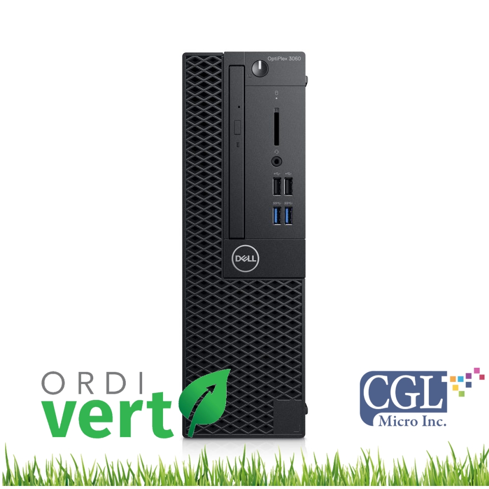 Tour Dell OptiPlex 3060 SFF i5/16G/256SSD/W11P OrdiVert revalorisé