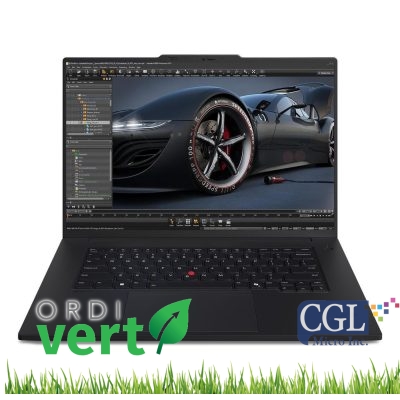 Portatif Lenovo Thinkpad P1 16po Xeon/32G/1ToSSD/P2000/W11P OrdiVert revalorisé