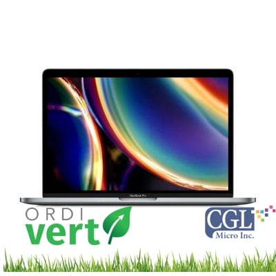 Portatif MacBook Pro 13 2020 13po i7/16G/500SSD/Sequoia OrdiVert revalorisé
